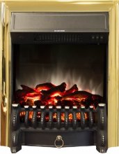 Очаг Real Flame Fobos Lux Brass