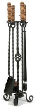 Каминный набор S&S N4150ВК Яблоко (черный)