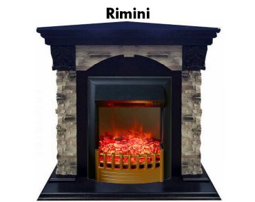 Каминокомплект Real Flame Dublin ROCK Corner STD/EUG AO с очагом Rimini 